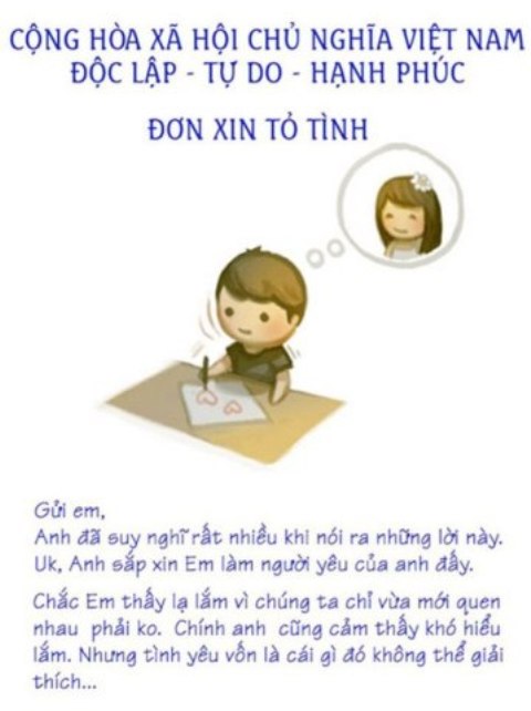  lời tỏ tình dễ thương